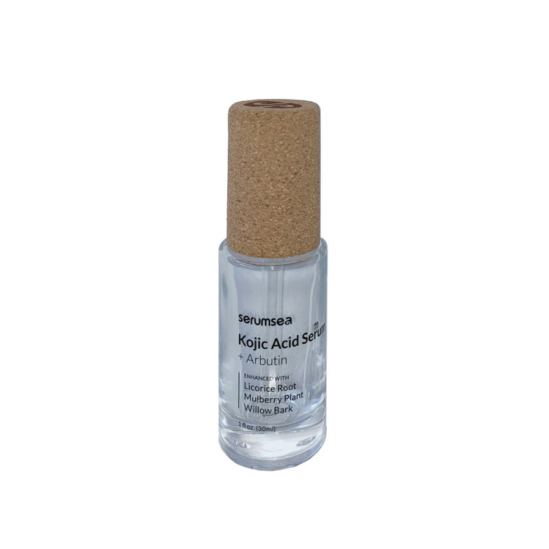 DEMEI WY8945 30ML Cosmetic Glass Dropper Serum Bottle with cork cap