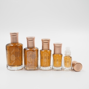 Wholesale Custom Fancy Attar Tola Glass Oud Oil Perfume Bottle