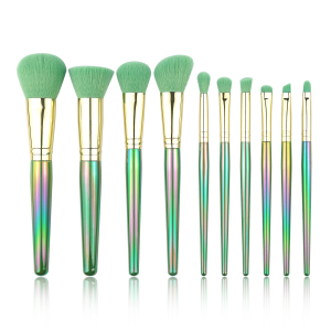 10pcs Green Brush Set 