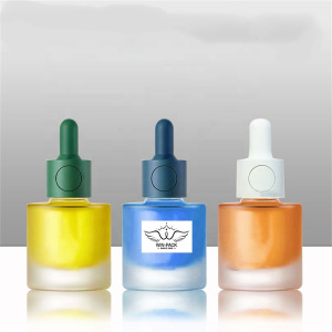 DEMEI WY Thick glass dropper bottle click on press dropper bottle for essential oil serum personal care 15ML 30ml