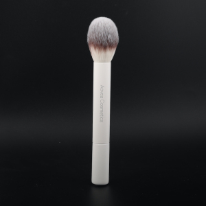 Customized White handle Makeup Cosmetic Blush Brush 