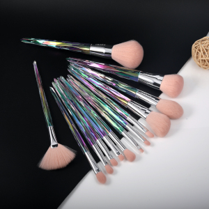 Professional Shining Colorful Diamond Handle Make Up Brushes