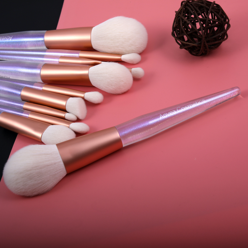 Aovea Professional Shining Colorful Cosmetic MakeUp Brushes