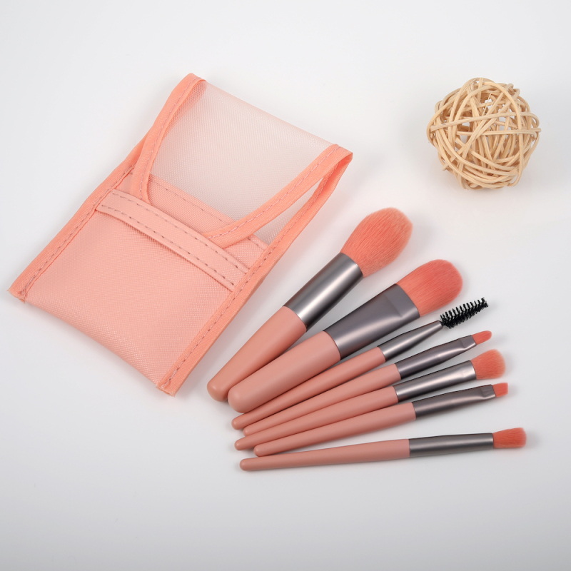 Private Label Mini travel Makeup Cosmetic Brush with bag