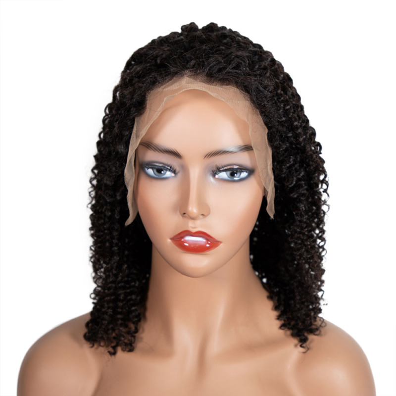 GShair Wigs New Kinky Curly Bob Wigs Raw Virgin human mongolian lace hair wig For Black Women