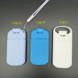 Refill Credit Card Bottle Sprayer 20ml 30ml With Lanyard