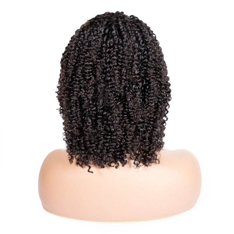 GShair Wigs New Kinky Curly Bob Wigs Raw Virgin human mongolian lace hair wig For Black Women
