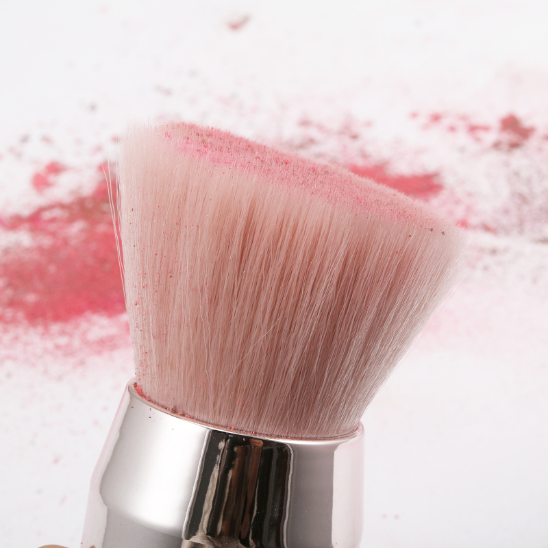 Rose Gold makeup kabuki powder brush 