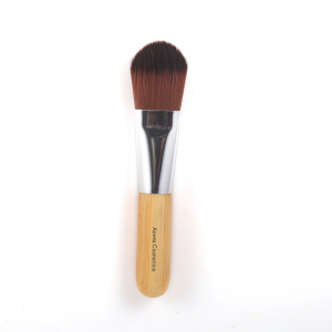 Pro Makeup Bamboo handle Mini Face mask Foundation Brush  