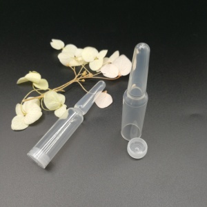 PP 3ml Ampoule Plastic Amber Environmental For Face Care Hair Serum