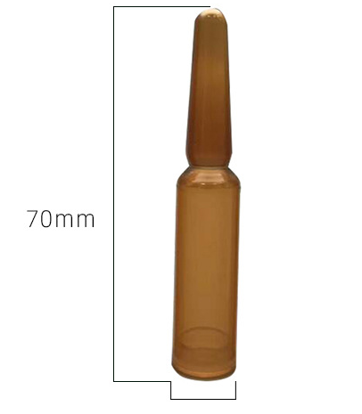 PP 3ml Ampoule Plastic Amber Environmental For Face Care Hair Serum