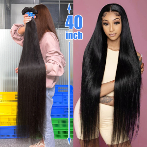 GShair GD Wholesale 40 Inch Raw Indian Virgin Hair Vendor,10A Grade Raw Virgin Cuticle Aligned Hair