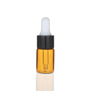 DEMEI 1ml 2ml 3ml 5ml 10ml mini clear amber glass dropper bottle essential oil perfume small sample glass vial