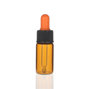 DEMEI custom clear amber essential oil bottle dropper glass bottle