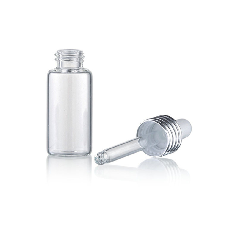 DEMEI 5ml 8ml 10ml 12ml 15ml D19.5 customizable Essential Oil or serum amber tube glass dropper bottle
