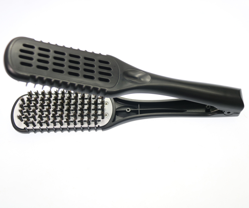 Straightening Hair Brush Hair straightener professional V - shaped comb clip comb haircutting tools