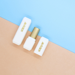 White Lipstick Packaging Square Lipstick Container for Lip