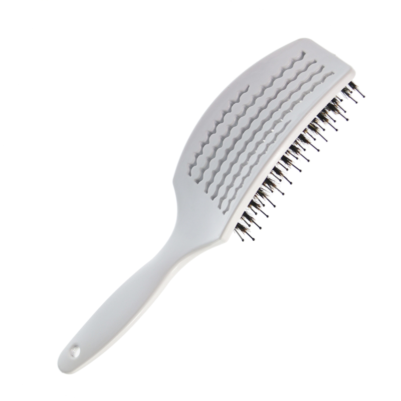 Customized Curved Vented Curved Vented Massage Curly Hair Brush Fast Drying Detangling Vent brush