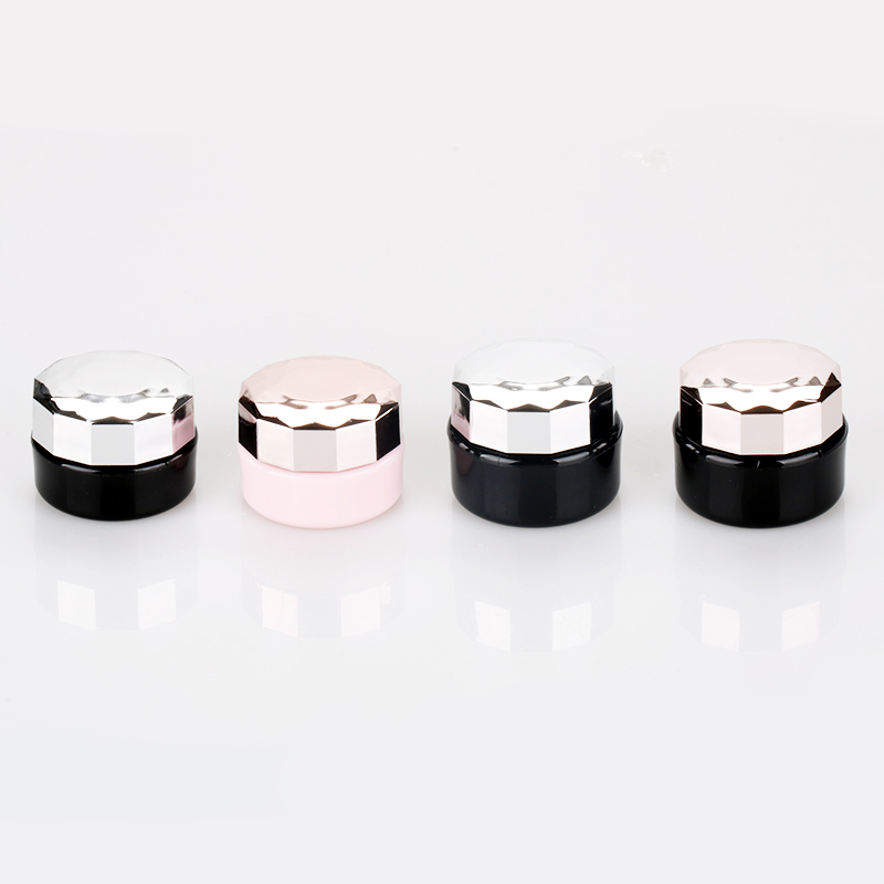 3g 5g custom colored nail polish plastic container small gel polish uv paint pot