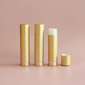 Aluminum Lip Balm Tubes Cosmetic Packaging Empty Lipbalm Container