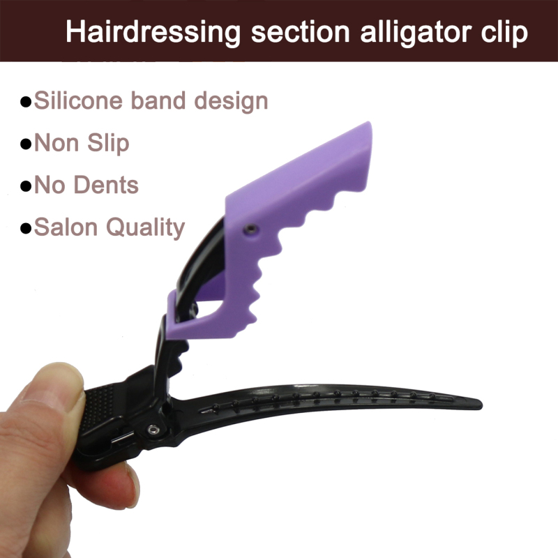 Barber Sectioning Salon Styling Tools Hairdressing Alligator Hair Section Clips Grip Tool