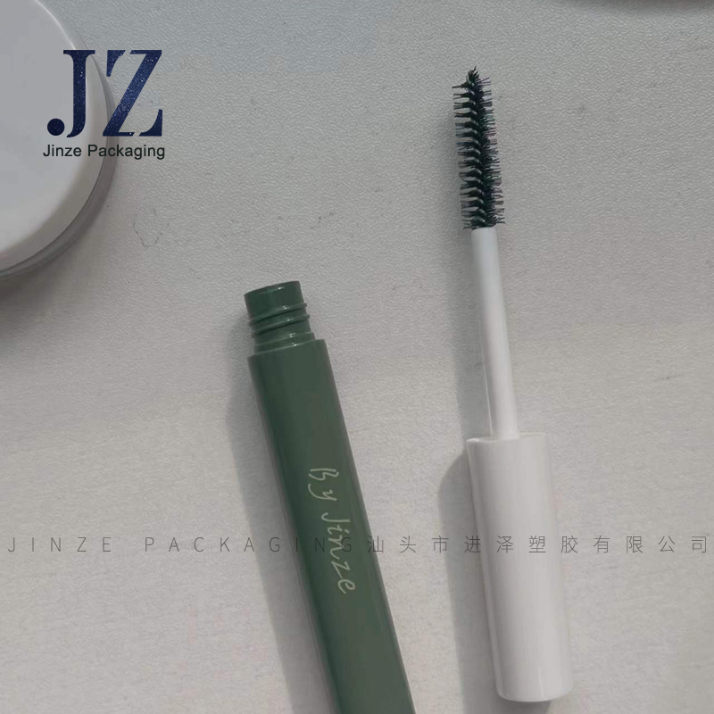 Jinze 6ml mascara tube mini logo and thin custom color eyebrow cream packaging