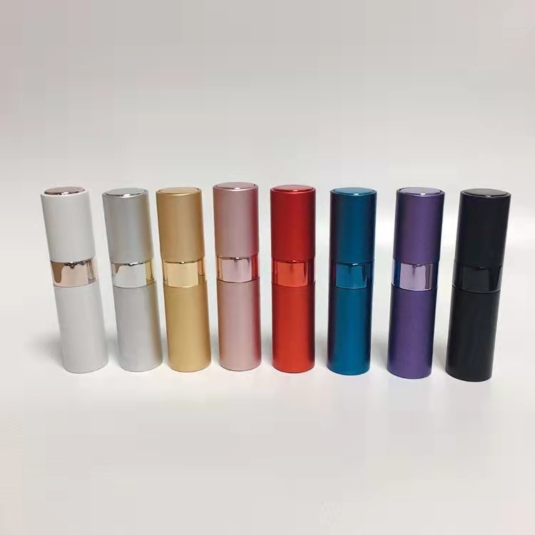 8ML 10ML Aluminum Cover Refill Perfume Spray and  Bottle Customized Color