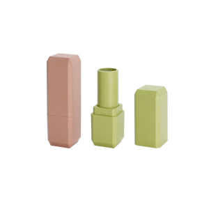 Mini lipstick tube square lipstick container case nude lip balm tubes packaging