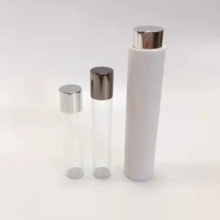 10ML Refill Perfume Spray and  Bottle ABS Outer Shell Spray White Color