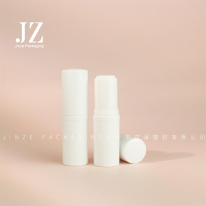 Jinze 12.1mm Empty Injection White Color Lipstick Container Tube Packaging