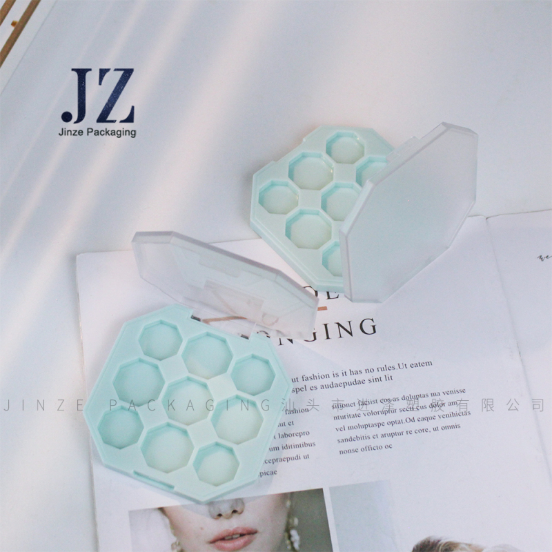 Jinze Customer Color Octagon Eye Shadow Makeup Palette Snap Packaging 