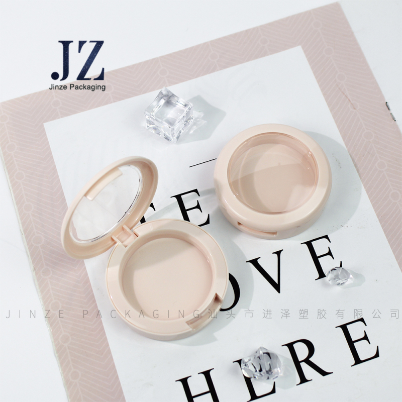 Jinze Private Label Single Color Blush Box Shadow Casing For Cosmetic Make Up Packaging With Snap Cover
