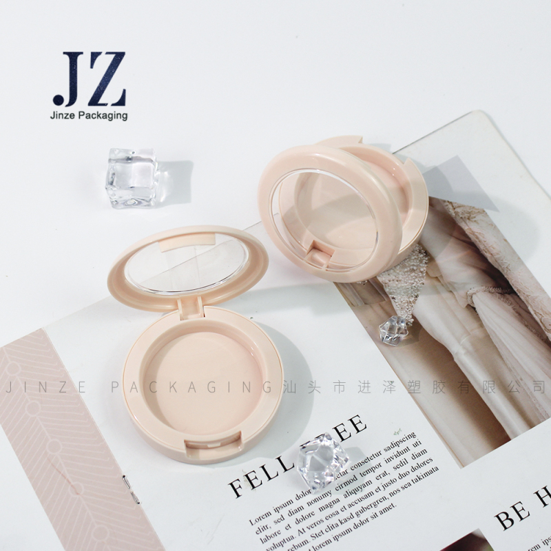 Jinze Private Label Single Color Blush Box Shadow Casing For Cosmetic Make Up Packaging With Snap Cover