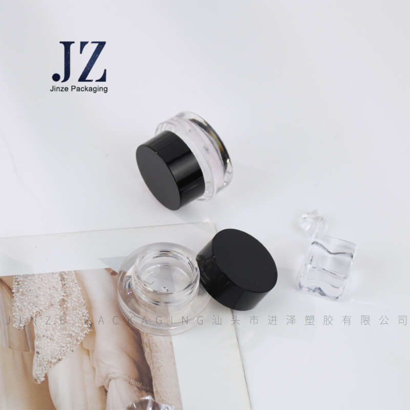 Jinze Face cream Cosmetic Little Capacity Bottle With Screw Cap For Lip Balm Eyeliner Cream Packaging