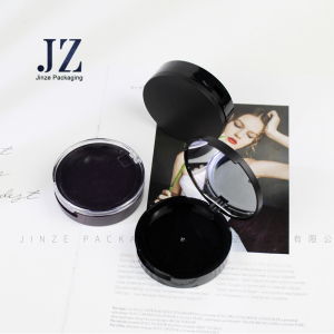 Jinze Round Shape Double Layer Case Snap Cover For Air Cushion Packaging With Mirror In Customized Design