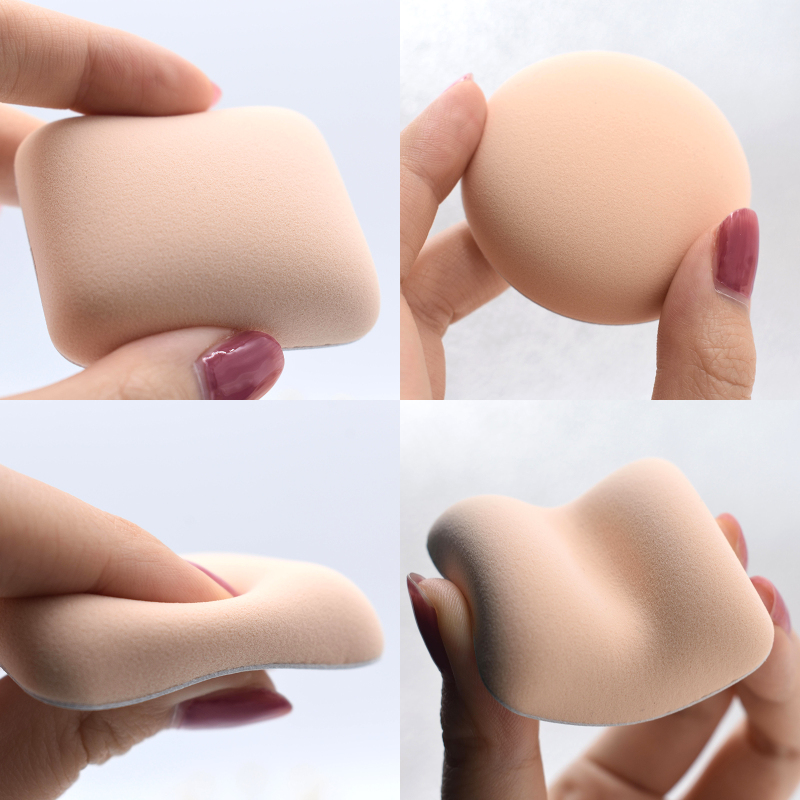 Makeup Sponge, Ultra-Soft Air Cushion Powder Puff, PU Beauty Blender and Applicator, Pocket Puff for Blending, Makeup Puff for Foundation, Cream and Concealer