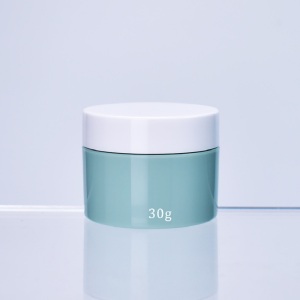 30g skincare plastic thick wall cosmetic face cream plastic PP PCR jars with lids packaging